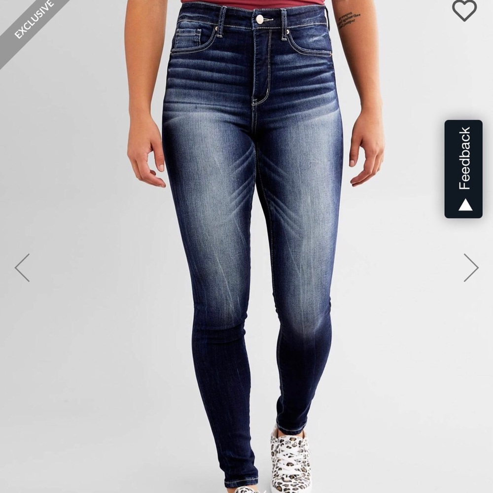 High Rise BKE Parker Skinny Stretch Jean 27W/33.5L